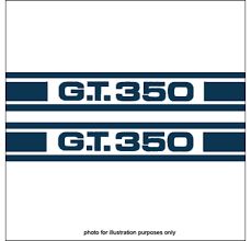 1965-68 GT350 blue Shelby stripe kit