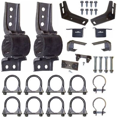 1964-66 Mustang dual exhaust hanger kit 2.25”