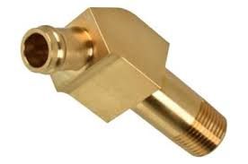 1967-68 Mustang PCV rear intake fitting brass