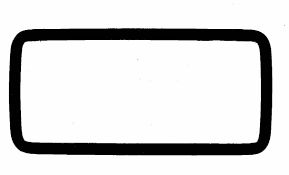 1971-73 Mustang outer door handle gasket
