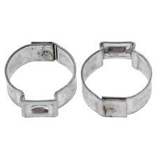 1967-68 Mustang crimp fuel line hose clamp 3/8&quot;