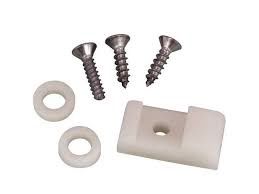 1967 Seat side shield moulding mounting kit