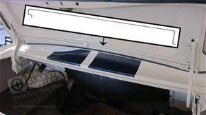 1965-66 Mustang Fastback trunk/ boot torsion rod