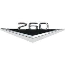 1965 Mustang fender emblem 260