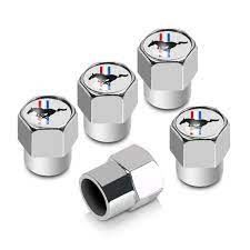 Tire valve caps Mustang tri bar