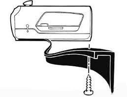 1969-70 Mustang bottom door seals