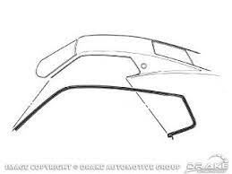 1969-70 Mustang Fastback roof rail seals
