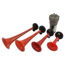 La Cucaracha 5 Trumpet Musical Air Horns 12V