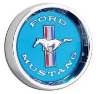 1965-66 Mustang Styles steel wheel CENTER CAP BLUE