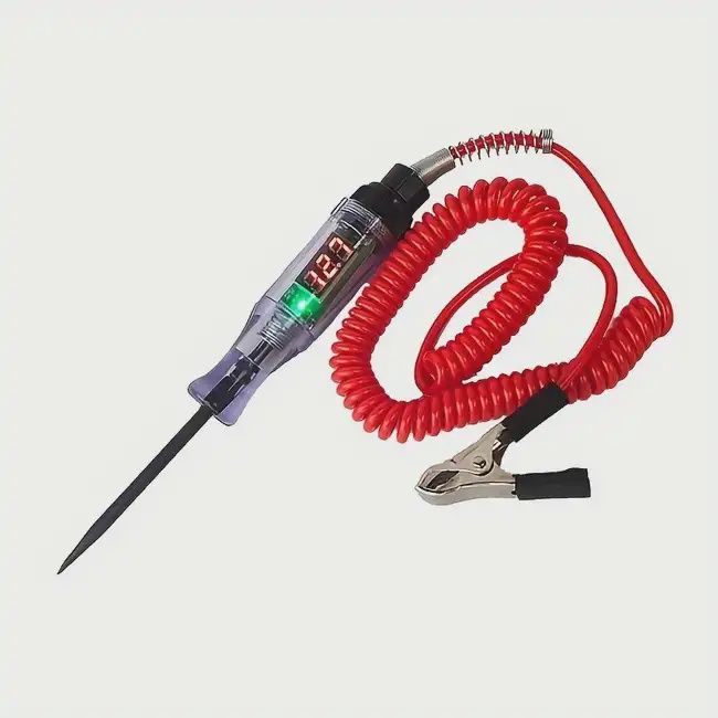 6V 12V 24V Auto Car Electrical Circuit Voltage Tester Led Light Test Probe Pen