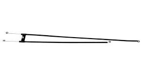 1969-73 Mustang heater cables NON AC