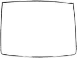 1967-68 Mustang fastback rear window moulding set
