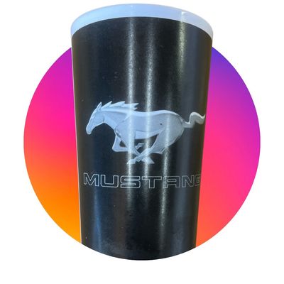 Ford Mustang Black tumbler cups
