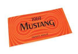 1969 Mustang owners manual