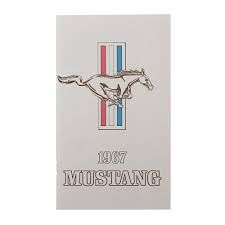 1967 Mustang owners manual
