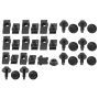 1965-66 Mustang front valance and upper stone gaurd panel mounting kit