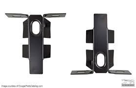 1967/68 Mustang Trunk Brackets Inner Pair