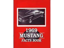 1969 Mustang facts book