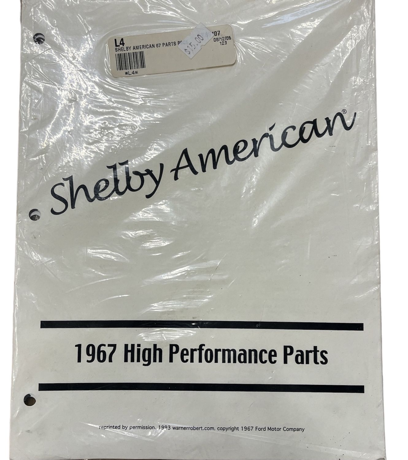 Shelby America 1967 High Performance Parts