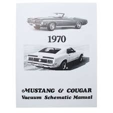 1970 Mustang &amp; cougar vacuum schematic manual