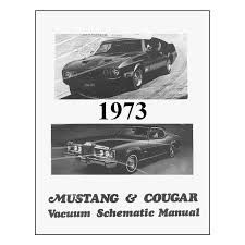 1973 Mustang &amp; Cougar vacuum schematic manual