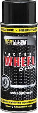 Wheel argent spray paint