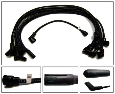 1964-66 Mustang V8 Ignition Lead Set No Smog