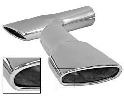 1970 Mustang Mach 1 chrome dual exhaust tips