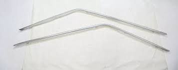 1971-73 Mustang Fastback roof drip mouldings Pr