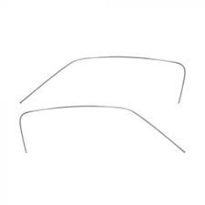1967-68 Mustang Fastback gutter drip rail mouldings Pr