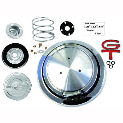 1968 Deluxe Fuel/gas Cap (Pop Open, GT) Red badge