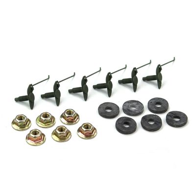 1967-68 Mustang Radiator Grille Moulding Clip Kit (12pc)