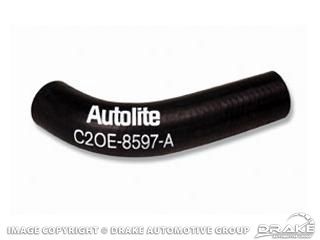 1967-71 Mustang By-Pass Hose with Autolite Logo