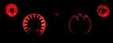 1967-68 Mustang Red LED Instrument Bulb Kit