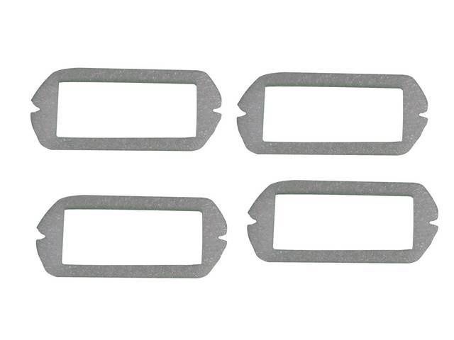 1969 Mustang Marker Light Seals Front &amp; Rear (4)