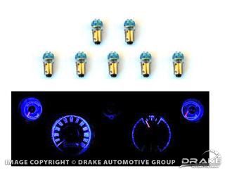 1967-68 Mustang White LED Instrument Bulb Kit