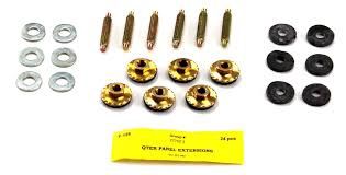 1965-70 Mustang Quarter Panel Extension Mount Hardware (6)
