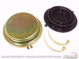 65-1965-66 Master Cylinder Cap (Disc Brakes, Gold Zinc)66 Master Cylinder Cap (Disc Brakes, Gold Zinc)