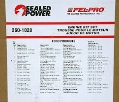 FORD 351 WINDSOR FULL GASKET SET Fel-Pro 260-1028