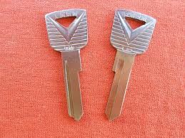 1952-67 Ford Crest Key Blank Ignition &amp; Door Single