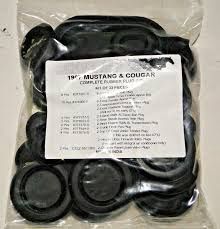 1968 Mustang &amp; Cougar Complete Rubber Plug Kit
