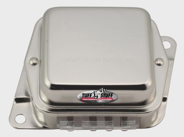 1965-73 Ford Voltage Regulator 12 V Silver/Chrome