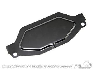 1966-70 Transmission Inspection Plate (C6, Black)