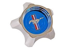 1967 Mustang Styled Steel hub cap blue