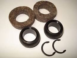 1965-73 Mustang Clutch Equalizer Bar Bushing Rebuild Kit, Small 3/4&quot; OD Ball