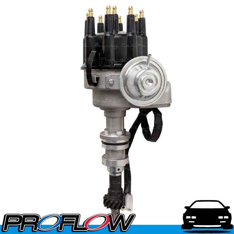 Cleveland Distributor, HEI Street Series, Vacuum Advance, Bosch Style Black Cap, SB Ford 302 351 Cleveland