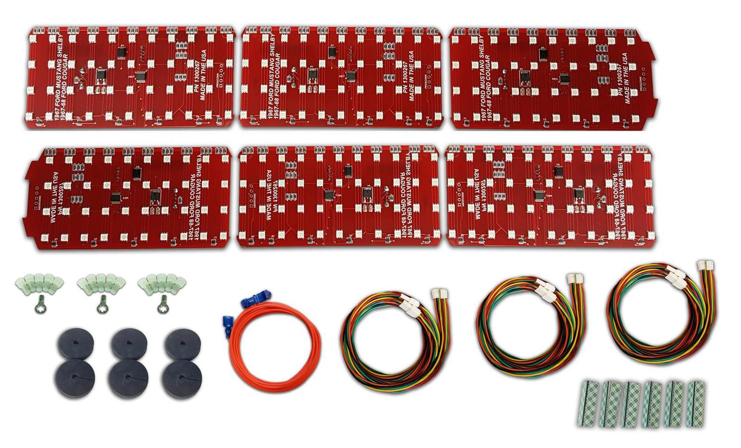 1967 Shelby Mustang Digi-Tails LED Taillight Conversion Panel Kit