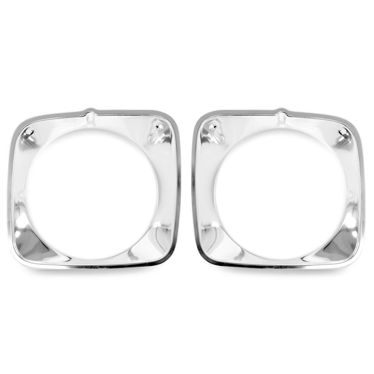 1973 Headlight Door Polished Aluminum Pair