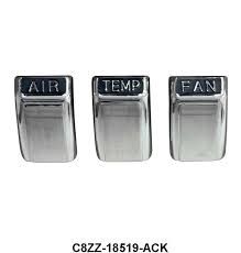 1968 Mustang AC Control Knob Set