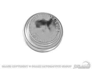 1964-66 Mustang Master Cylinder Cap (Drum Brakes, Chrome)